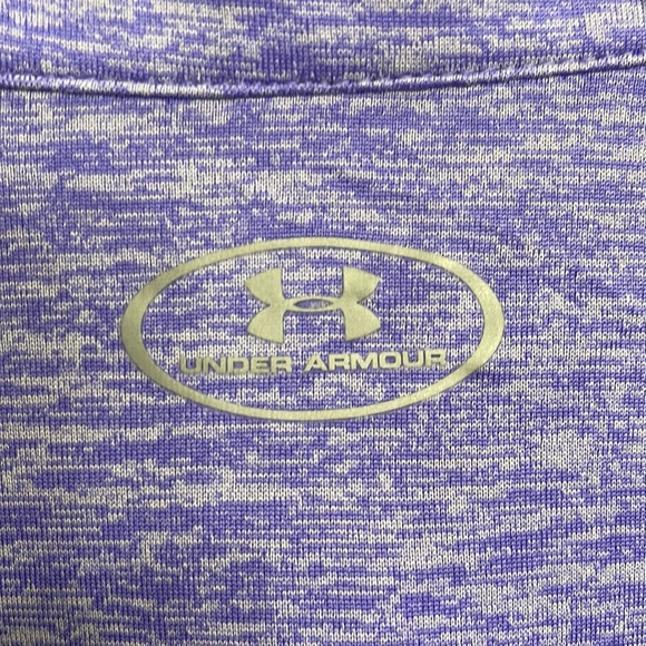 COPY - Under Armour - Long Sleeve - Purple Heather - 3/4 Pull Over - Picture 2 of 3